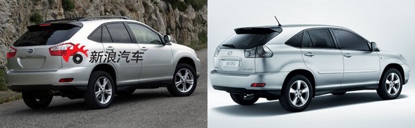 Китайцы клонировали Lexus RX350