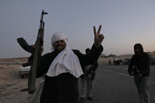 AP ©<br>Ливийские повстанцы