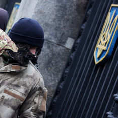 Бойцы "Айдара" пикетируют Минобороны Украины