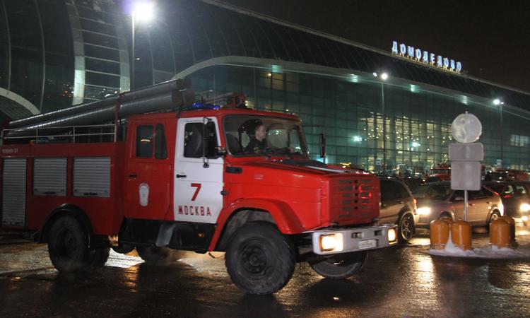 В аэропорту Домодедово произошел пожар