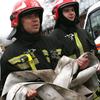 В центре Москвы сгорело здание Минобороны