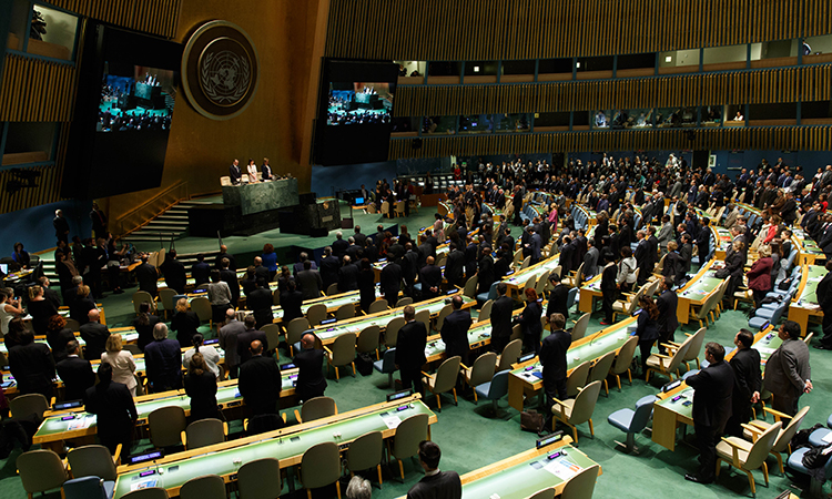 Обама запоздал на свое выступление в международной организации ООН