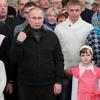 Путин приехал на Рождество в новгородский монастырь