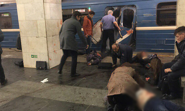 Теракт в метро Петербурга связали с Сирией