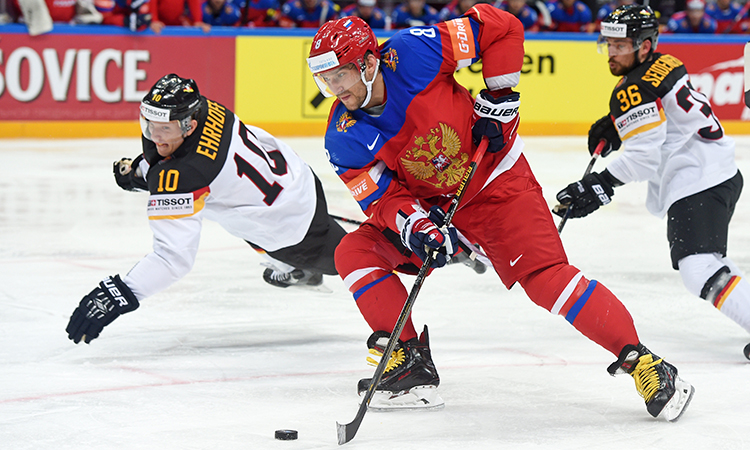 Сборная России по хоккею разгромила команду Германии
