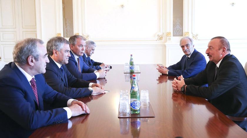 Володин инициировал создание межпарламентской комиссии Госдумы и Милли Меджлиса Азербайджана