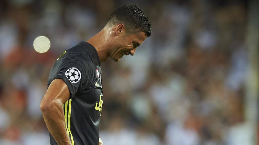 Опять слезы: Роналду расплакался в матче Лиги чемпионов
