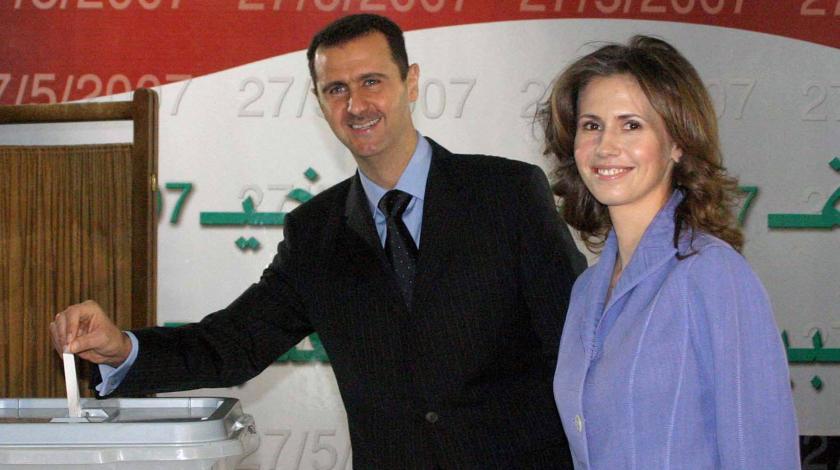 Жена Асада впервые показалась после страшного диагноза