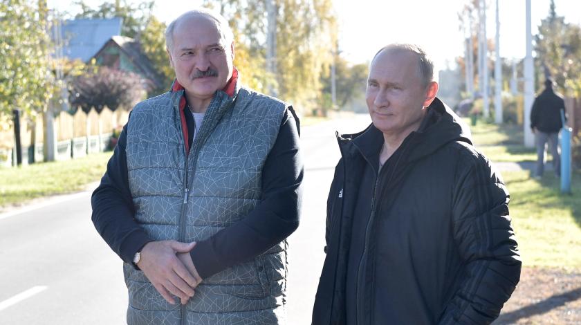 Путин напился на родине Лукашенко