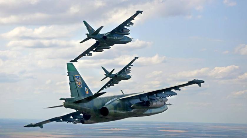 Авиация Украины отрепетировала удар по Донбассу
