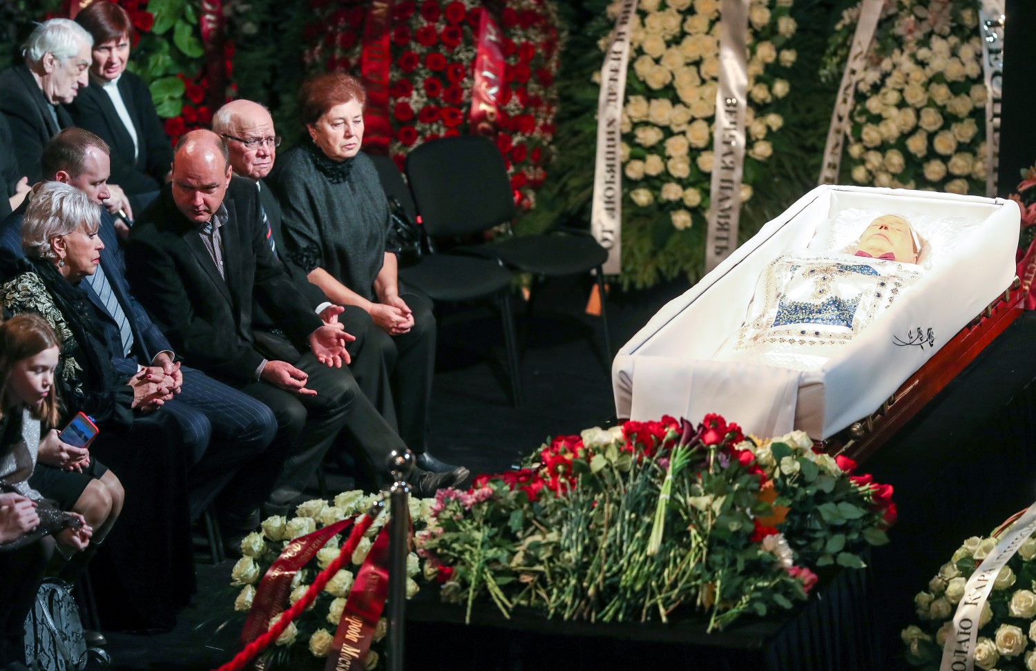 Фото похороны жены