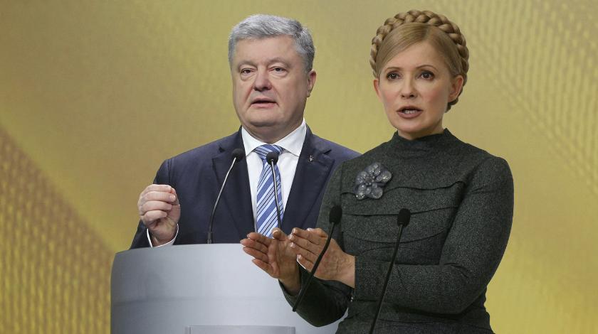 Аппетит разыгрался: Тимошенко давилась йогуртом во время выступления Порошенко
