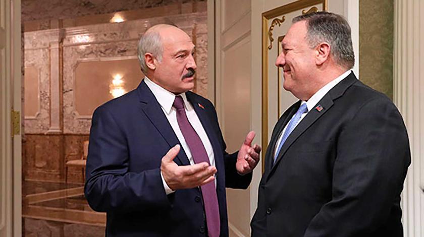 Лукашенко обсудил с Помпео украинский сценарий для Белоруссии Лукашенко обсудил с Помпео украинский сценарий для Белоруссии