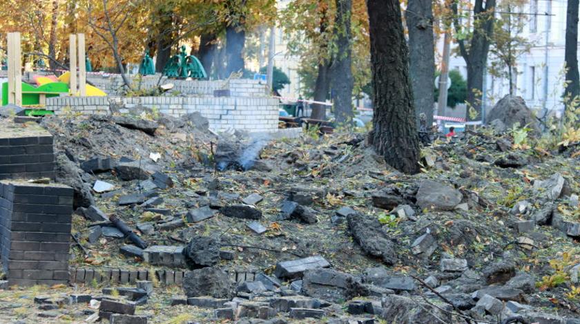 Все в дыму: Киев подвергся сильному обстрелу