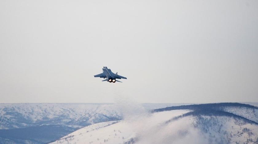 Российский МиГ-31 разбился на Камчатке