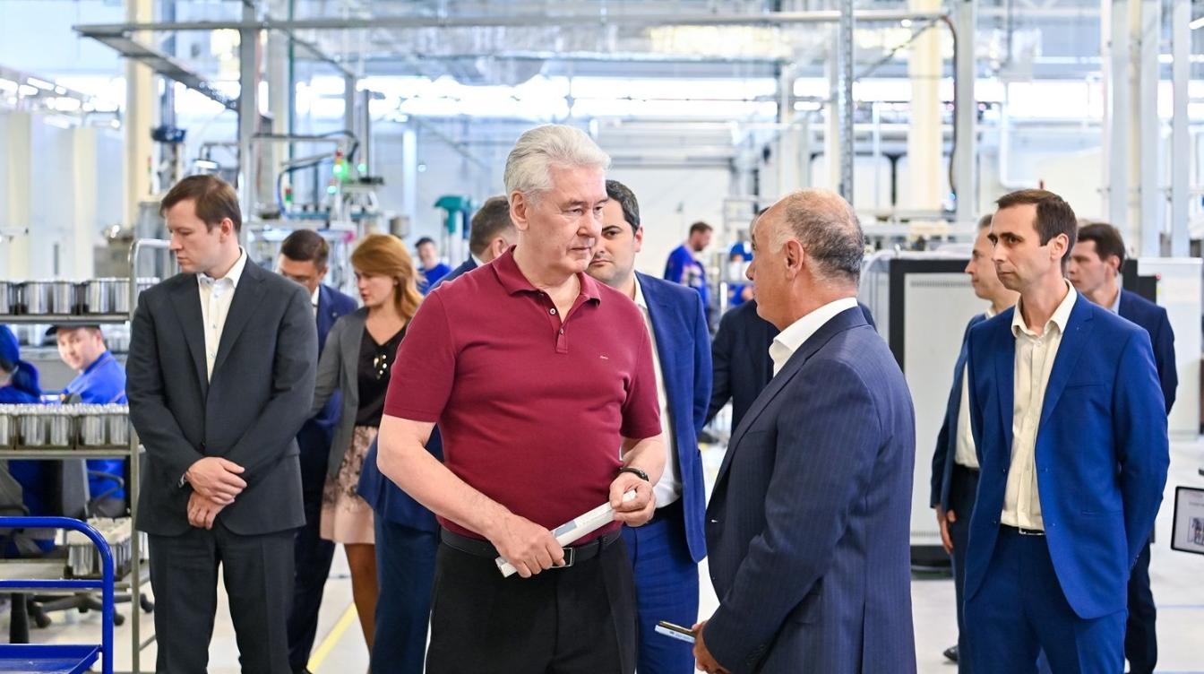 Собянин сообщил о росте объема промпроизводства в Москве более чем на 15%