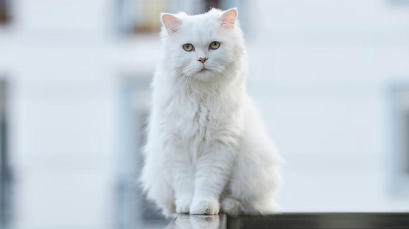 Водные процедуры белого котенка умилили публику – видео 