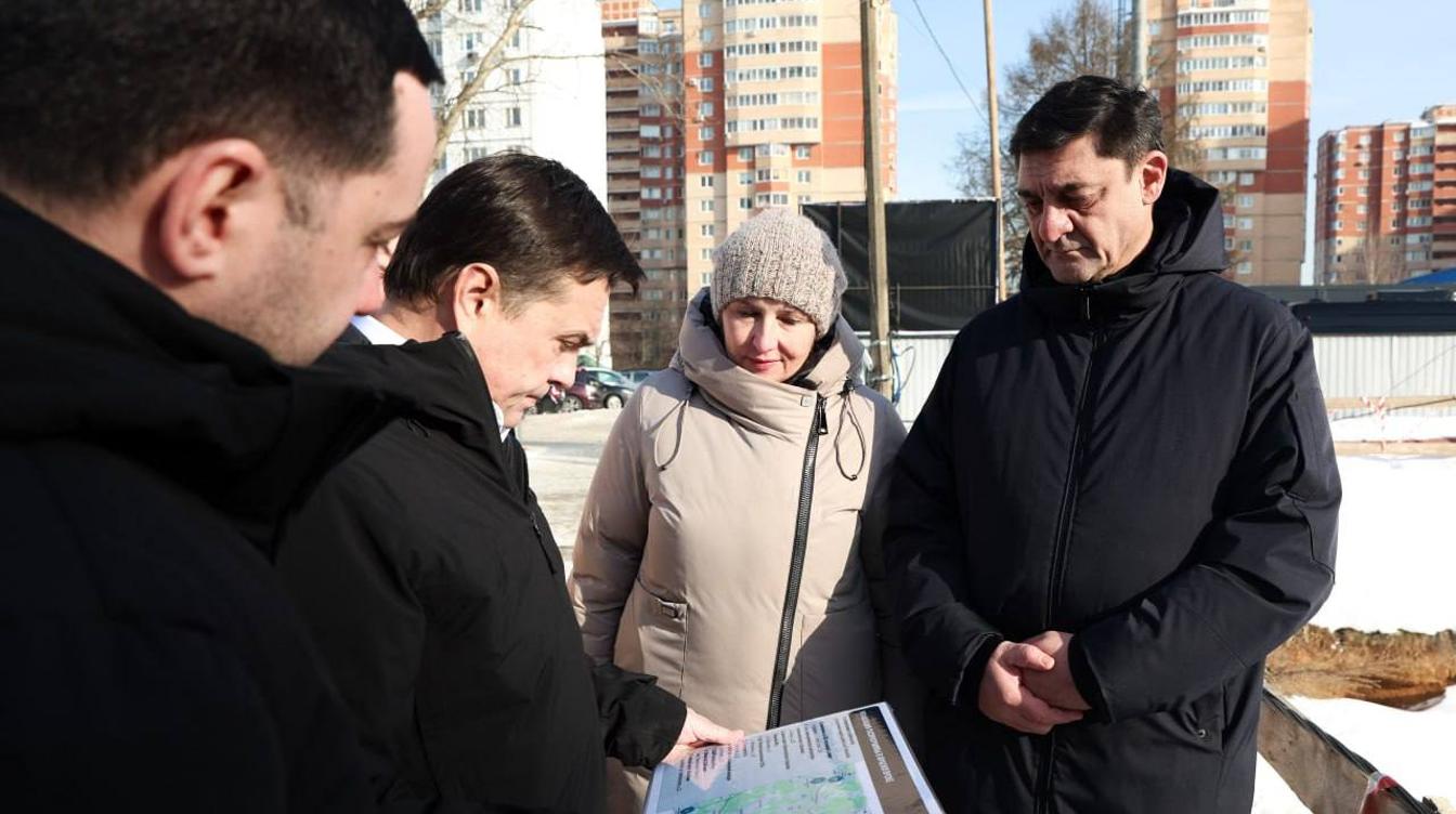 В Нахабине строят новый корпус поликлиники для 60 тысяч пациентов