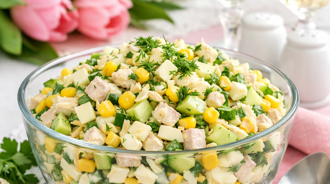 Простой рецепт вкусного салата на 8 Марта: гости будут довольны