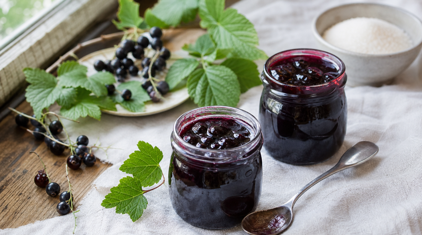 Варенье из черной смородины без долгой варки