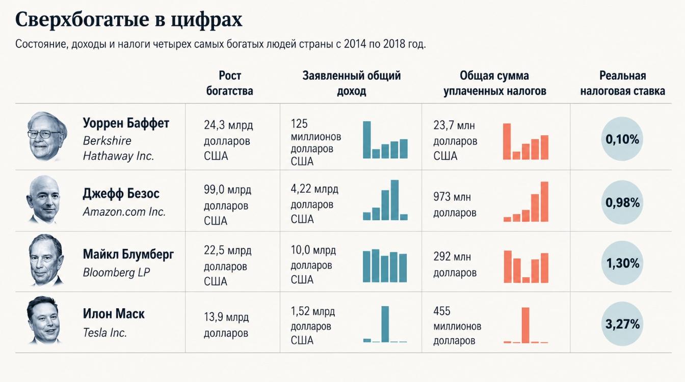 Как миллиардеры живут на долги и откладывают налоги до смерти