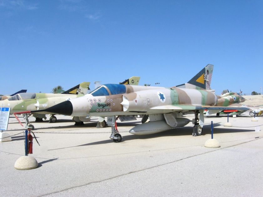 Mirage IIIC ВВС Израиля в музее Хацерим. Фото: wikipedia.org