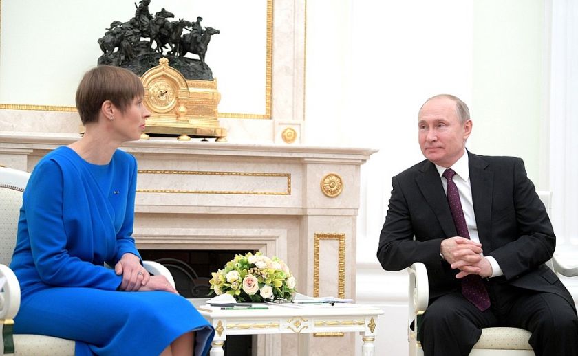 Керсти Кальюлайд и Владимир Путин. Фото: kremlin.ru