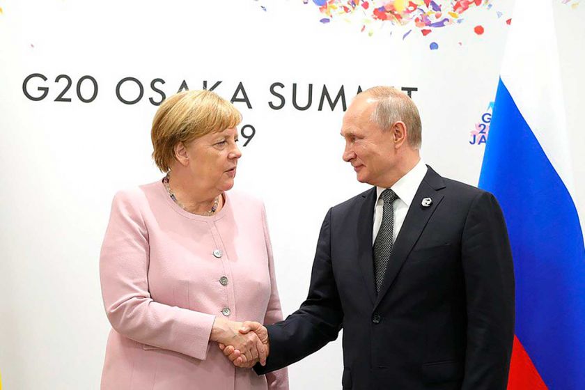 Ангела Меркель и Владимир Путин. Фото: www.globallookpress.com