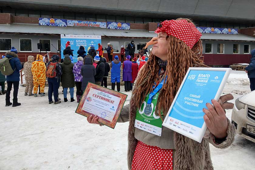 Лыжня 6250 собрала сотни любителей добрых дел