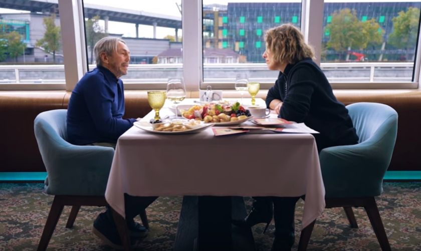 Ксения Собчак и Умар Джабраилов. Фото: кадр из "Осторожно, Собчак!"