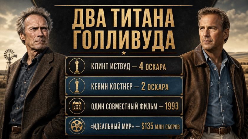 Иствуд и Костнер: награды и сборы Идеального мира